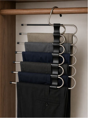 Unisex Unbranded Storage Hanger One Size Black Silver